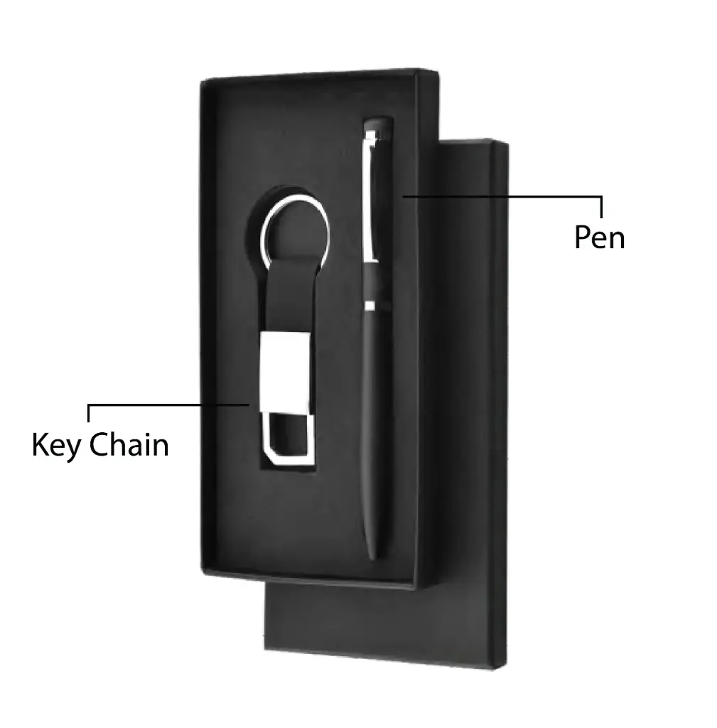 Premium Pen Keychain Combo (without, Black)